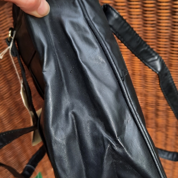 🆕️ Black Mitzi Vintage Leather Handbag Purse - Picture 8 of 14